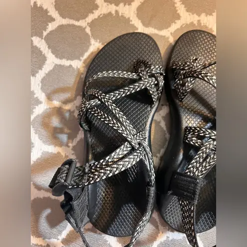 Chacos Chaco Black and Gray Women's Sandals strappy toe boho activewear athleisure