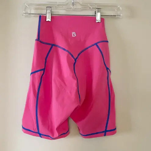 Buffbunny Miami Vice Neon Hot Pink High Rise Bike Shorts