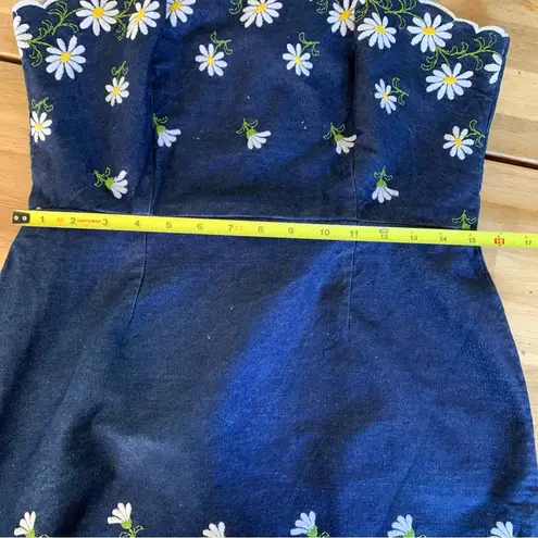 Daisy Handmade Denim With Embroidered Dress M(?)