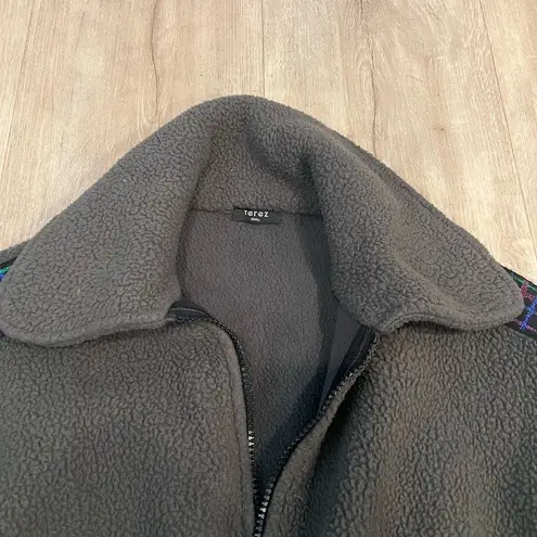 Terez Olive Green  Oversized Olive Sherpa Jacket!