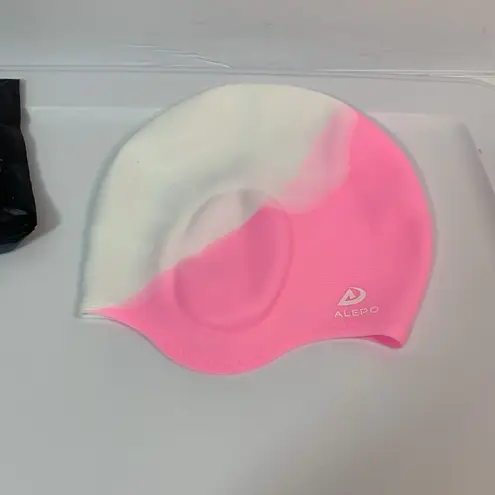 Alepo Swim Cap for Women Men Durable Silicone Swimming Hat PINK Size undefined