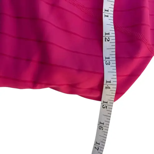 JoyLab Women's High Neck Zip Up Sports Bra Hot Pink Medium Barbie Gym Workout