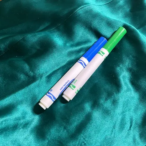 Vintage Floral Embroidered Satin Slip Dress Size M