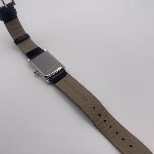 Coldwater Creek Working Watch Black Band / Silver Tone MSRP $59 Croc N Scroll