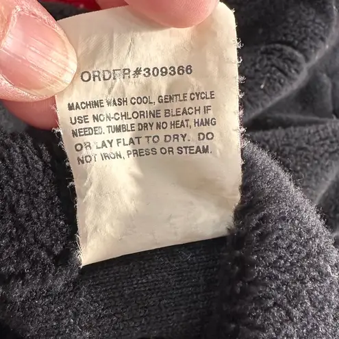 Vintage Denali Reversible Winter Village/Black Fleece Coat Made in the USA Black Size M