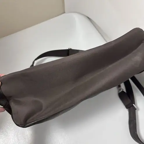 Gun Tote'n Mamas Purse Concealed Carry Pebbled Leather Nylon Brown Shoul…