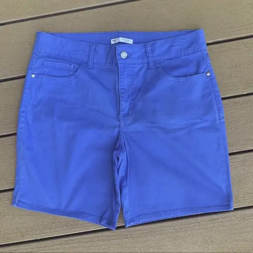 Riders By Lee Denim Shorts Bright Blue Riders Lee Bermuda Mid Rise Short Womens 12