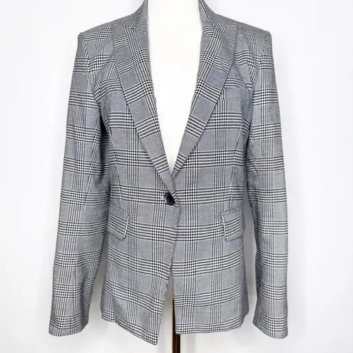 Veronica Beard Plaid One Button Women’s Blazers Size 4