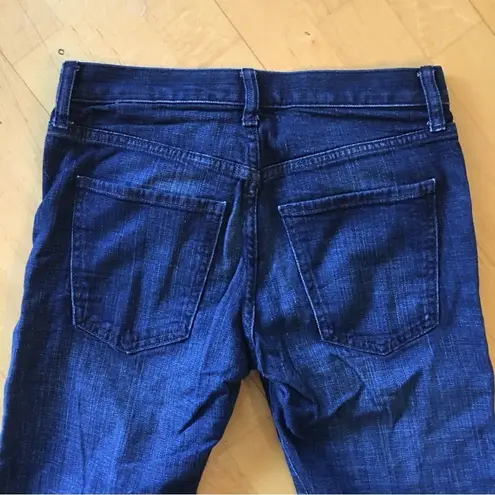 Banana Republic  Premium Mid Rise, Boyfriend Crop, Capri Jeans, Blue, Size 24P