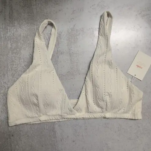 ANDIE Belmar Top Coco Bikini Triangle Swimwear Bathing Suit Twisted Size M New