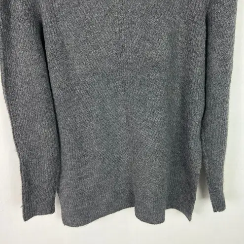 Sweet Romeo NWT Abstract Rib Turtleneck Tunic Sweater Gray Size Small S