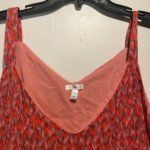 Joie - Bond Daytime 100% Cotton Tiered Sleeveless Maxi Sundress Beach- Size XL