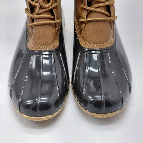 Jbu by Jambu Womens 9.5M Maplewood Waterproof Snow Duck Boots Brown Fur Winter