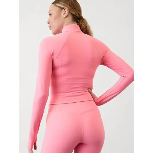 Athleta  S Salution Crop Jacket Raphanus Pink Small