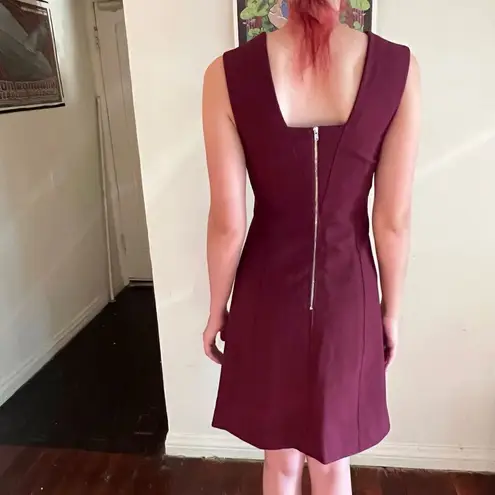 Elizabeth and James Charlie Bordeaux Burgundy Sleeveless Dress 0 XS $385 EUC