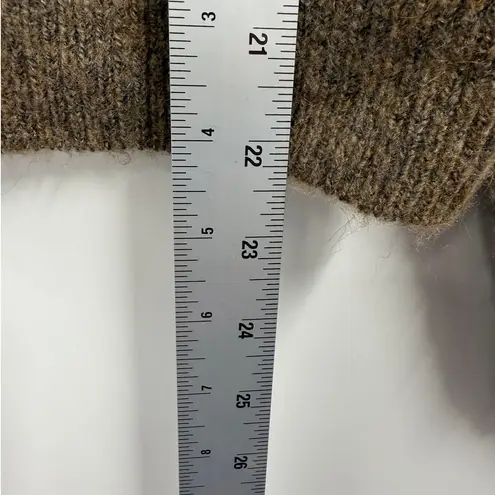 Heartloom Sweater Womens Knit Crewneck Long Sleeve Brown Pullover Size Medium