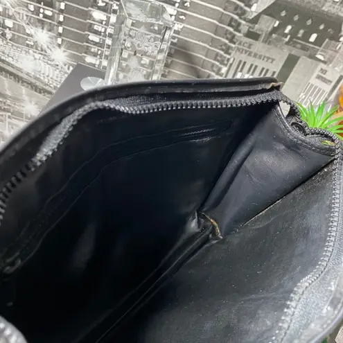 CELINE Authentic Rare Macadam Black Leather Bag