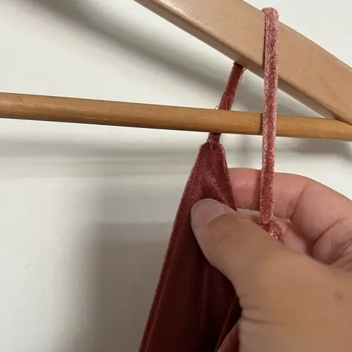 Jenny Bird Jenny Yoo Collection Sullivan Rose Velvet Maxi Dress 14 (see description)