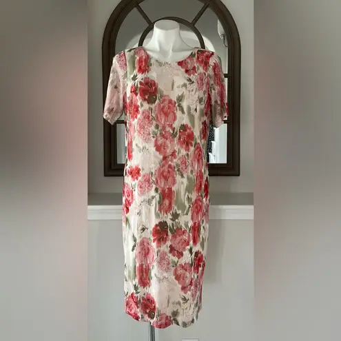 Marée Pour Toi Stretch Sheath Midi Dress, Size 1X New w/Tag Retail $89 White