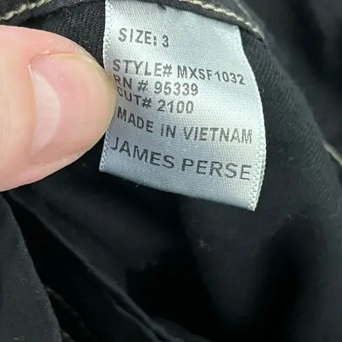 James Perse Relaxed Baggy Fit Contrast Stitch Pull On Drawstring Pants Size 3