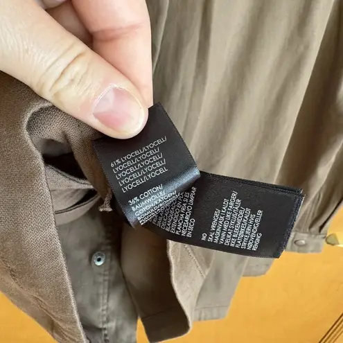 Liverpool Los Angeles Utility Jacket Womens 2X Brown Casual Fall Layering Bomber