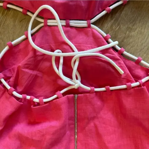 STAUD MATTEO DRESS Pink