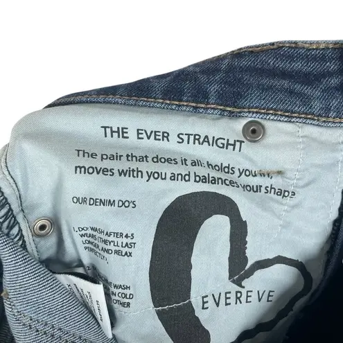 Evereve Women’s Ever Straight Classic Medium Wash Jeans Size 26