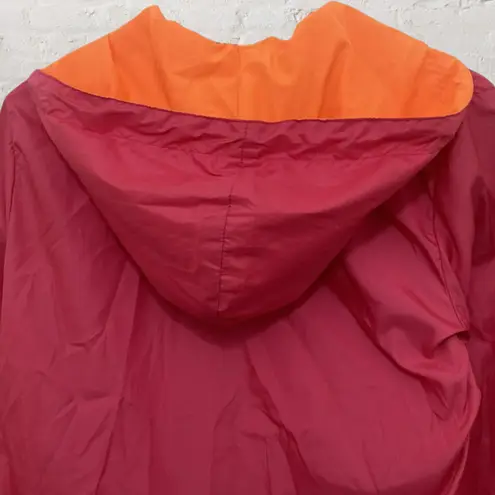 Juan Valdez Colombia Pink Orange Hooded Windbreaker M Size M