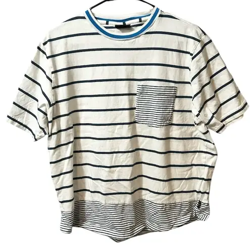 Paul Smith Striped Tee LARGE White