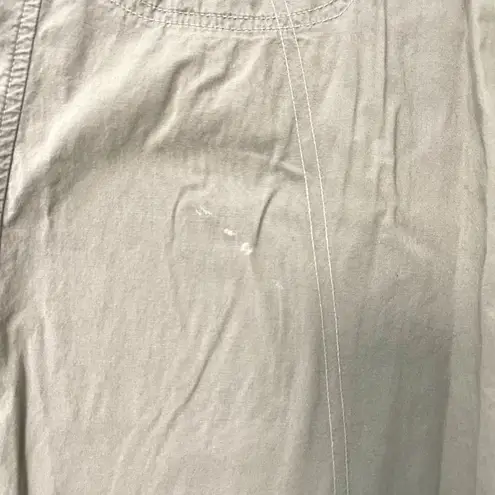 Johnny Was Pete & Greta Cargo Pants Lightweight Y2K Streetwear Khaki size 6