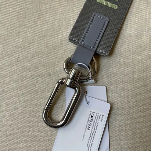 Lululemon  Never Lost Keychain - Rhino Grey