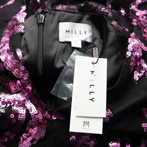 Milly - New! Tove Sequin Paisley Long Sleeve Minidress