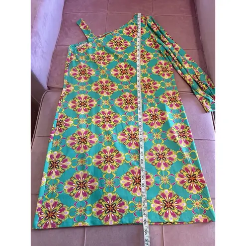 Tracy Negoshian Dress Color: Solstice Off One Shoulder Size Large NWT