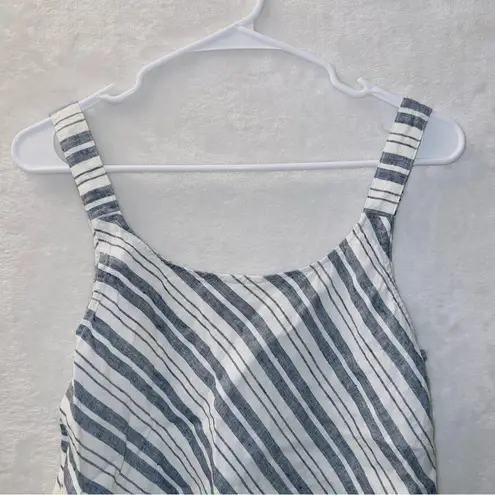 Artisan NY 100% Linen Sleeveless Striped Tank Top size small