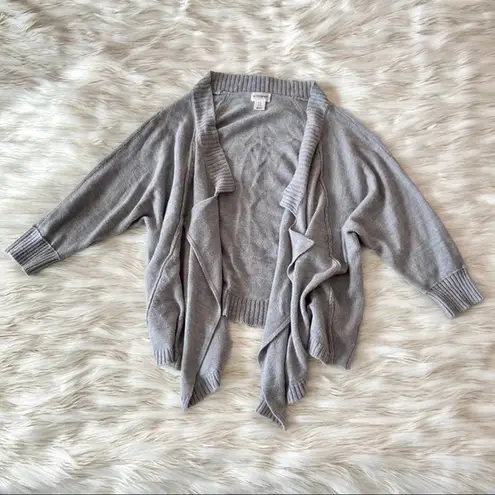 Motherhood Maternity Grey Waterfall Front Cardigan