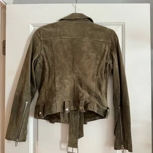 BLANK NYC  Suede Moto Jacket