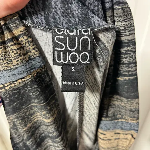 Clara Sun Woo Pull On High Rise abstract pants size small