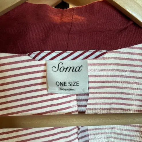 Soma Intimates Rayon Challis Pajama Wrap Nomadic Scarf Cherrywood One Size - Image 6