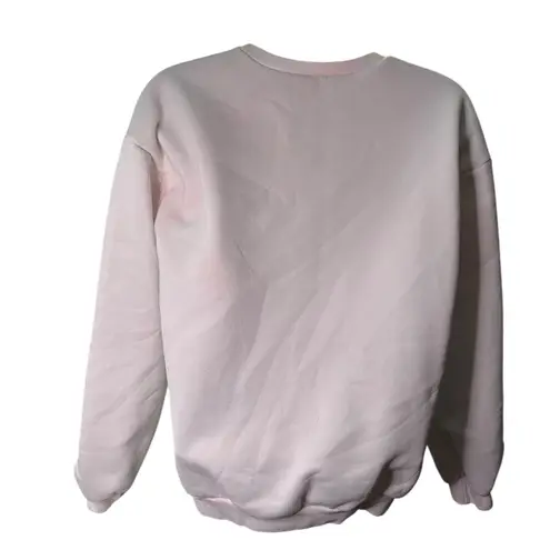 Graphic Pullover Sweatshirt Merry Christmas Y’all Novelty Print White XS