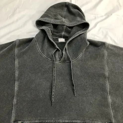 Poetry Charcoal Poncho Sweatshirt Hoodie