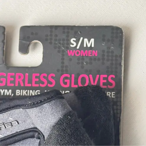 Layers Fingerless Workout Gym Athletic Sporty Gloves Sz S/M NWT Gray