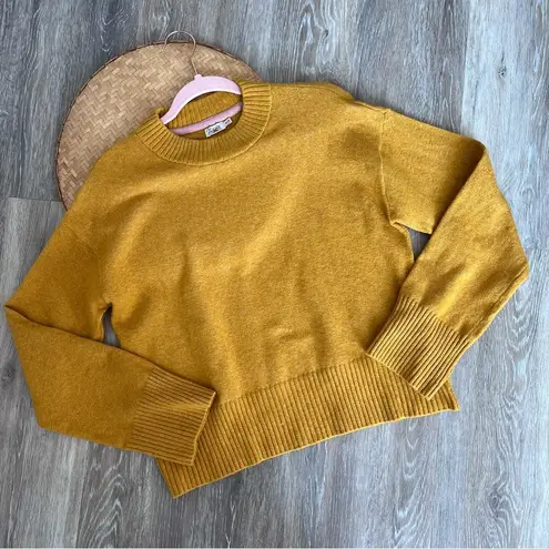 Faherty  Jackson Sweater mustard yellow