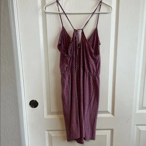 Mossimo Supply Co . Purple Striped Dress