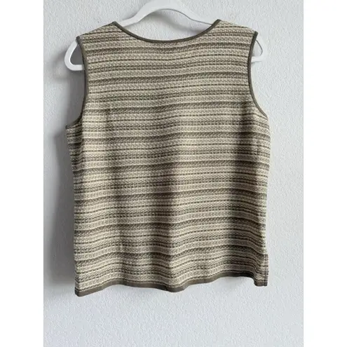 Ming Wang  2pc Cami Pant Set Women’s Large Light‎ Brown Acrylic Stretchy Comfort