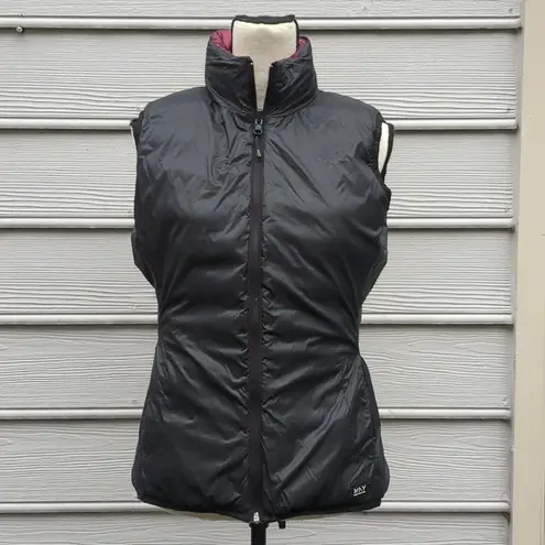 Marc New York Reversible Quilted Vest with Hidden Hood