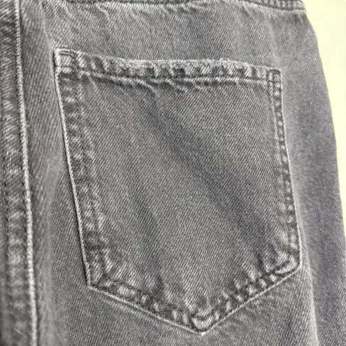 Garage  Denim Faded Black Distressed Vintage Straight Jeans Size 5/27