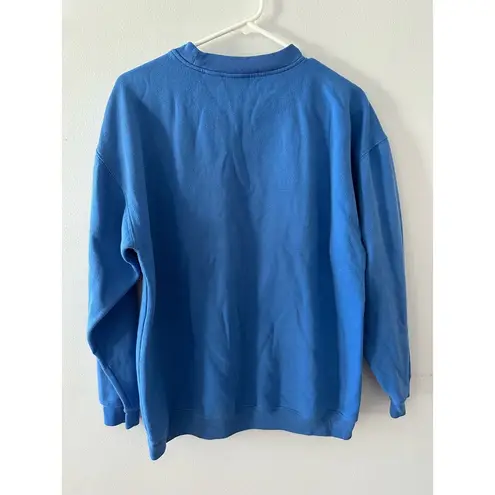 Vintage Jenny Buchanan Sweatshirt Women's Medium Blue Pullover Crewneck