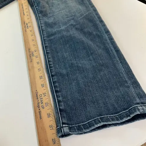 Liverpool Los Angeles Women Hi-Rise 5-Pocket Slim Leg Jeans Blue Denim Size 6/28