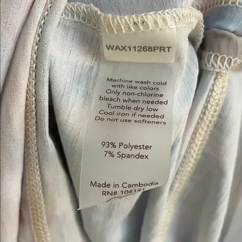 CALIA by Carrie Underwood Trapeze Performance Tank Top in Mother of Pearl Size S Orange