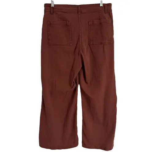 Ophelia Roe  Women’s Rust Denim Twill Jeans Pants Flared Leg Size 14